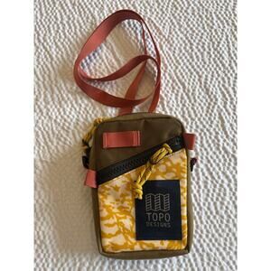 TOPO DESIGNS MINI SHOULDER BAG DESERT PALM - EUC